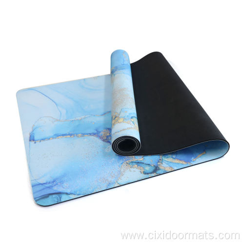 Full Color Printed Eco Friendly Rubber Yoga mat